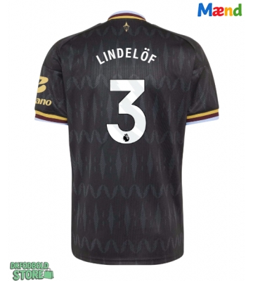 Aston Villa Victor Lindelof #3 Replika Udebanetrøje 2026-27 Kortærmet